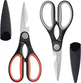 Livingo - 8-Inch Heavy Duty Kitchen Meat Shears 2-Pack