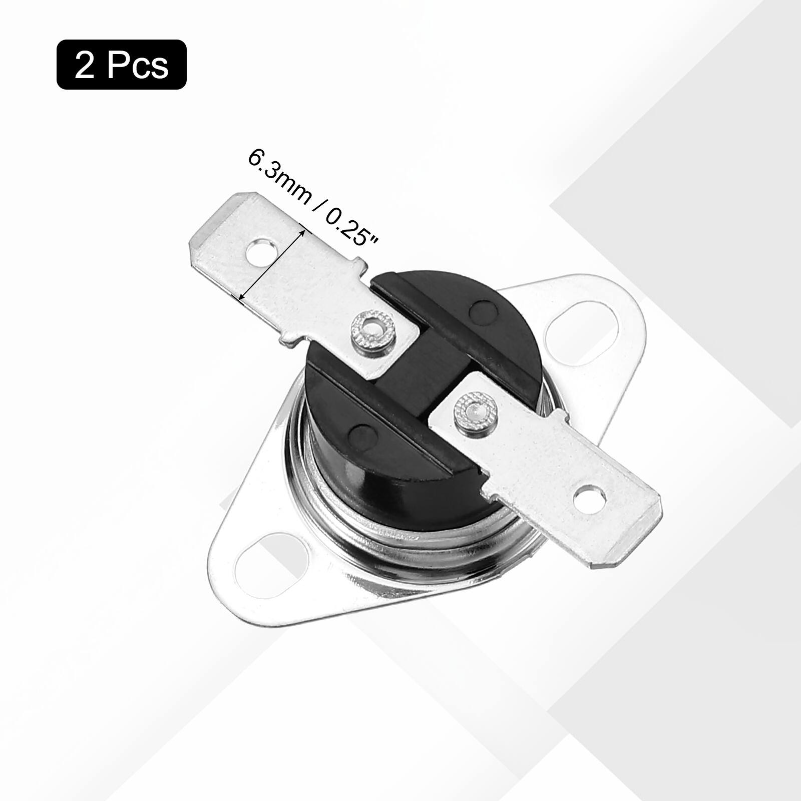2 Pcs 6.3mm / 0.25"