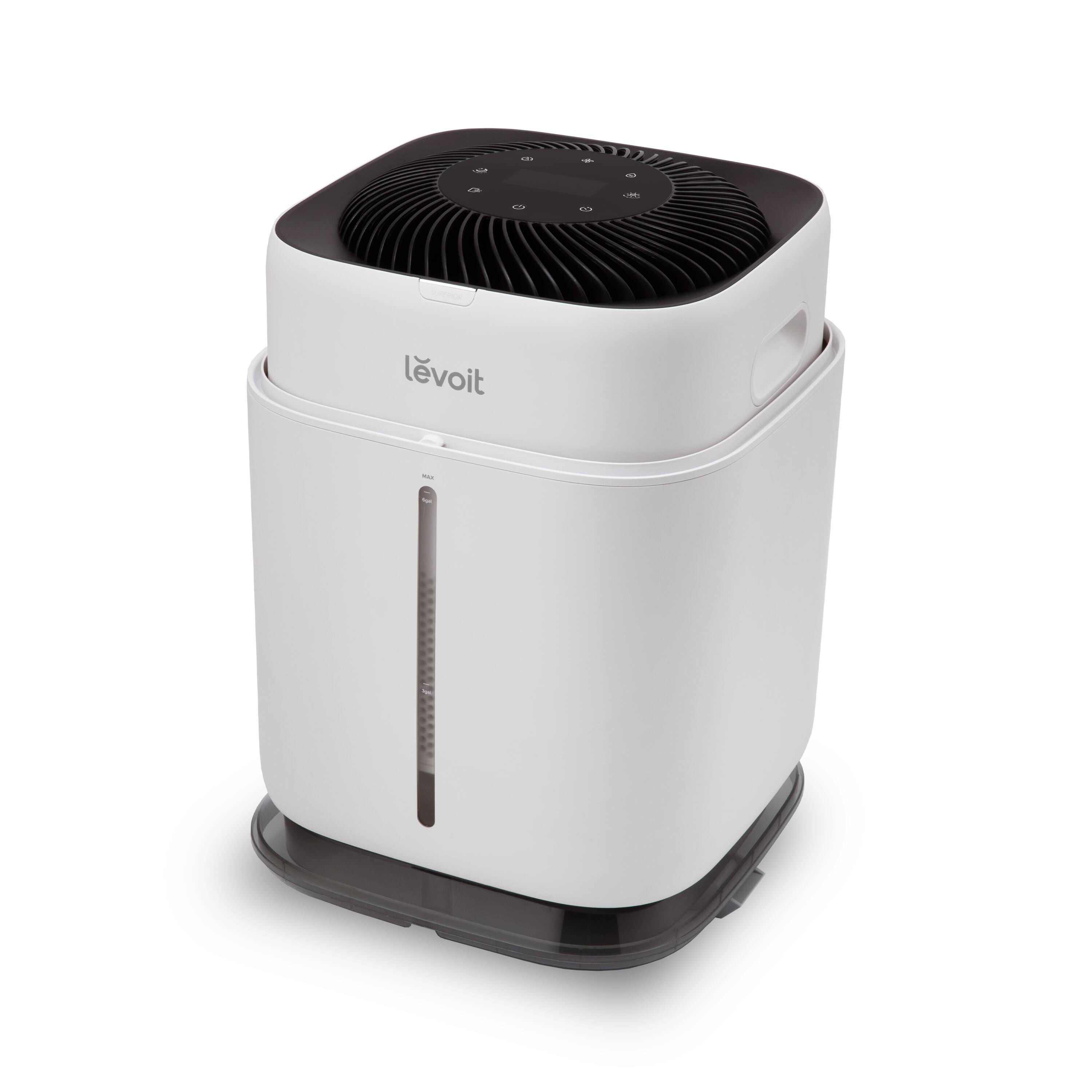Alt View 16. Levoit - Superior 6000S Six Gallons Smart Evaporative Humidifier - White.