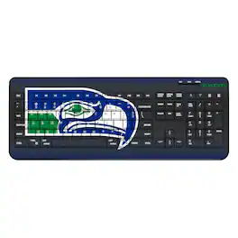 Keyscaper - Throwback Seattle Seahawks Wireless Keyboard - Black