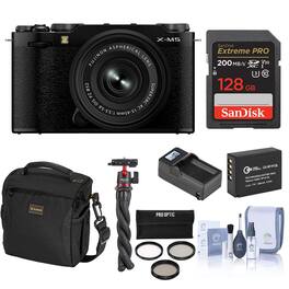 Bundle - FUJIFILM X-M5 BODY, BLACK WTH BUN B