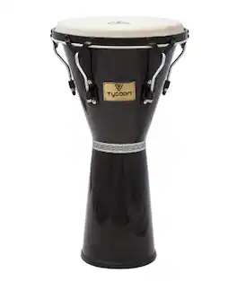 Tycoon Percussion - Djembe Stand, Standard Size to Fit Most Djembes, Powder-Coated Stainless Steel Construction, Height Adjustable