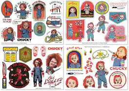 PopMarket - Chucky - Tech Decals - COLLECTIBLES - Multicolor