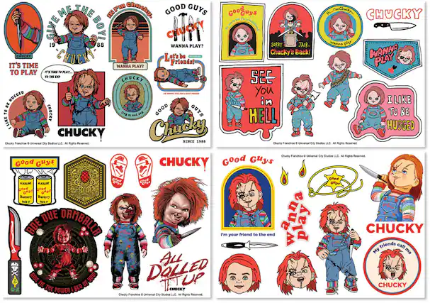- Hi, I'm Chucky
- Good Guys
- Wanna Play?
- It's Time to Play... to the End
- See You in Hell
- I Like to Be Hugged
- Let's be Friends!
- Sorry Chucky
- Chucky's Back!
- Give Me the Boy
- Good Guys
- I'm your friend to the end
- My friends call me Chucky
- All Dressed Up
- One Due Dambulla
- Alkaline Battery
- Good Guys
- Good Guys
- Good Guys
- Good Guys
- Good Guys
- Good Guys
- Good Guys
- Good Guys
- Good Guys
- Good Guys
- Good Guys
- Good Guys
- Good Guys
- Good Guys
- Good Guys
- Good Guys
- Good Guys
- Good Guys
- Good Guys
- Good Guys
- Good Guys
- Good Guys
- Good Guys
- Good Guys
- Good Guys
- Good Guys
- Good Guys
- Good Guys
- Good Guys
- Good Guys
- Good Guys
- Good Guys
- Good Guys
- Good Guys
- Good Guys
- Good Guys
- Good Guys
- Good Guys