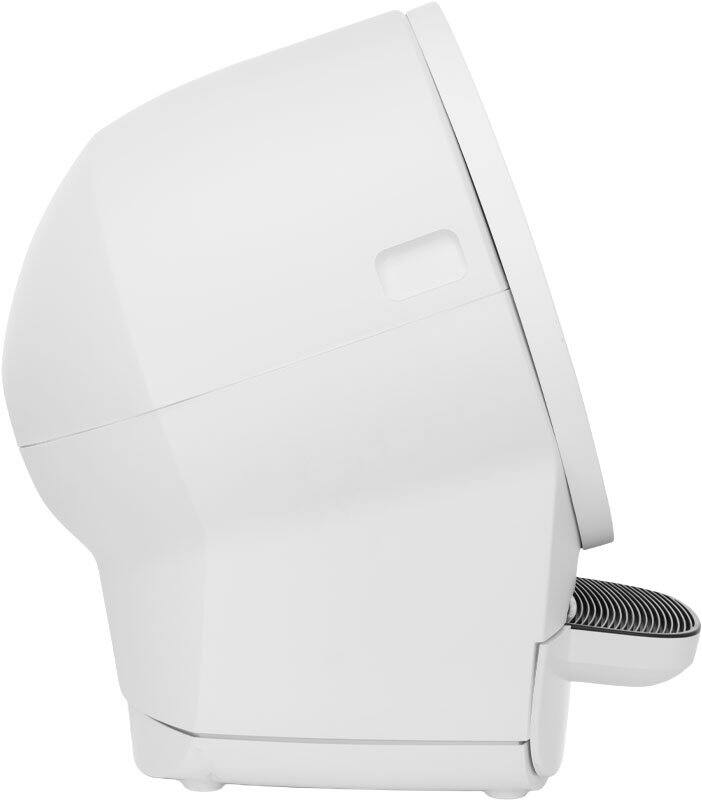Alt View 4. Whisker - Litter-Robot® EVO Compact Smart App-Controlled Automatic Self-Cleaning Litter Box - White.