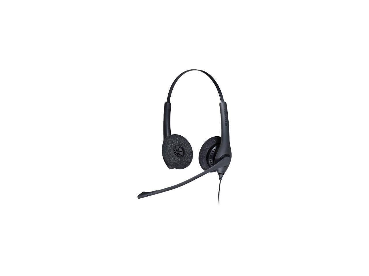 Angle. Jabra - Jabra BIZ 1500 Headset - Stereo - USB - Wired - 32 Ohm - 20 Hz to 6.80 kHz - Over-the-head - Binaural - Supra-aural - Red.