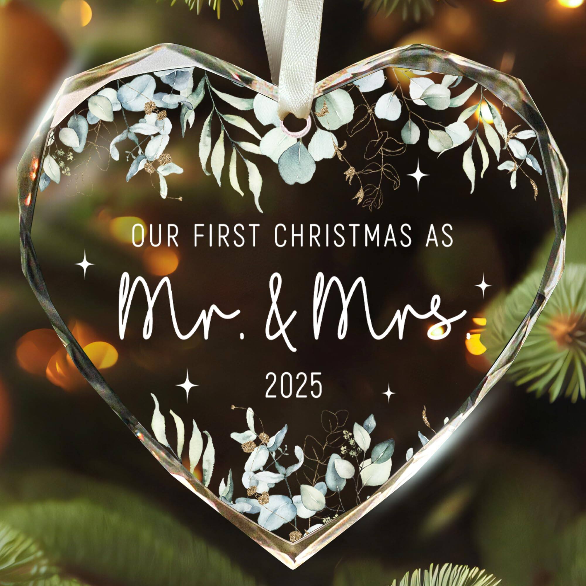 OUR FIRST CHRISTMAS AS  
Mr. & Mrs.  
2025