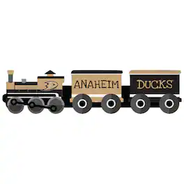 Fan Creations - Anaheim Ducks 6'' x 24'' Train Cutout Sign - Multicolor