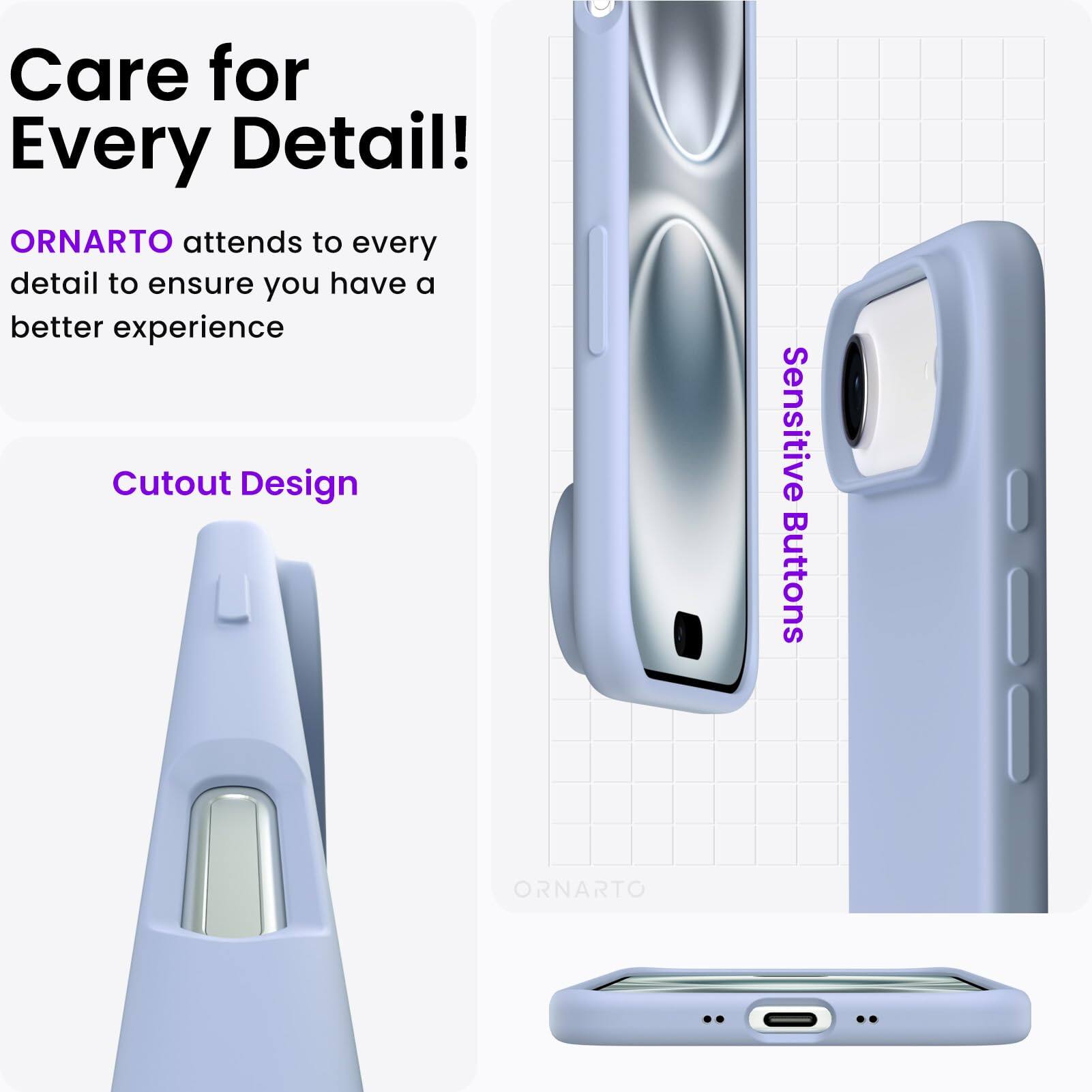 Care for Every Detail!

ORNARTO attends to every detail to ensure you have a better experience

Cutout Design

Sensitive Buttons