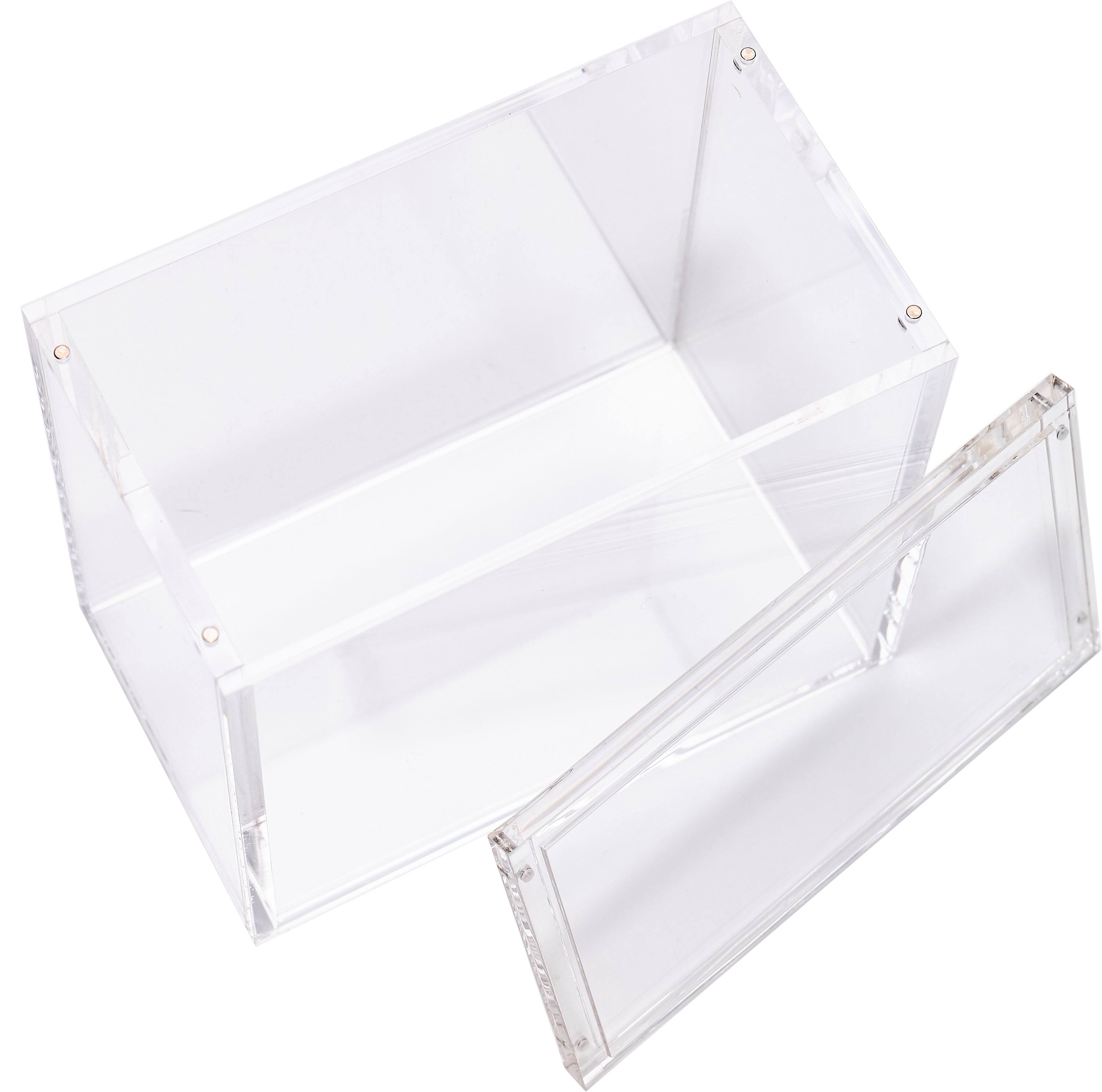 Alt View 3. Platinum Protectors - Premium Acrylic Display Case for Pokemon Booster Box - 6mm Thick with Magnetic Top - Clear.
