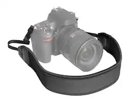 Bower - Comfort Camera Strap: Adjustable, Wide Neoprene Strap for DSLR and Mirrorless Cameras - Supports up to 33 lbs