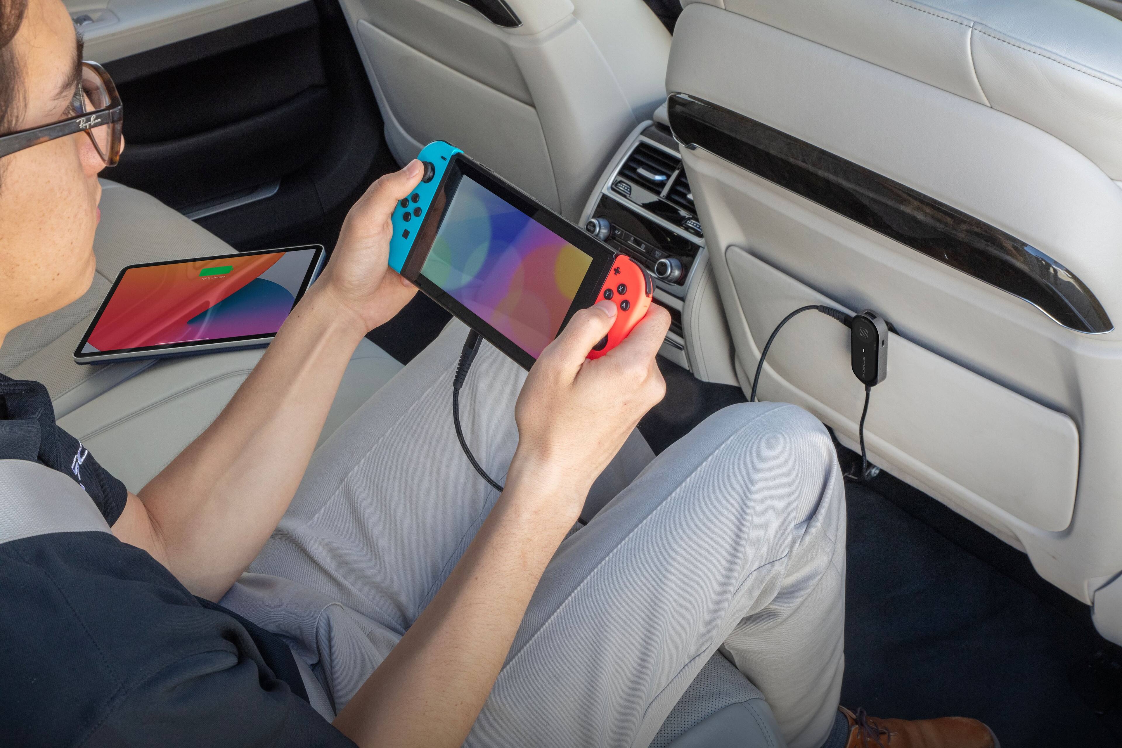 Alt View 2. Scosche - POWERVOLT 100 Scosche 6-Port Car Charger w/ Extension - Black.