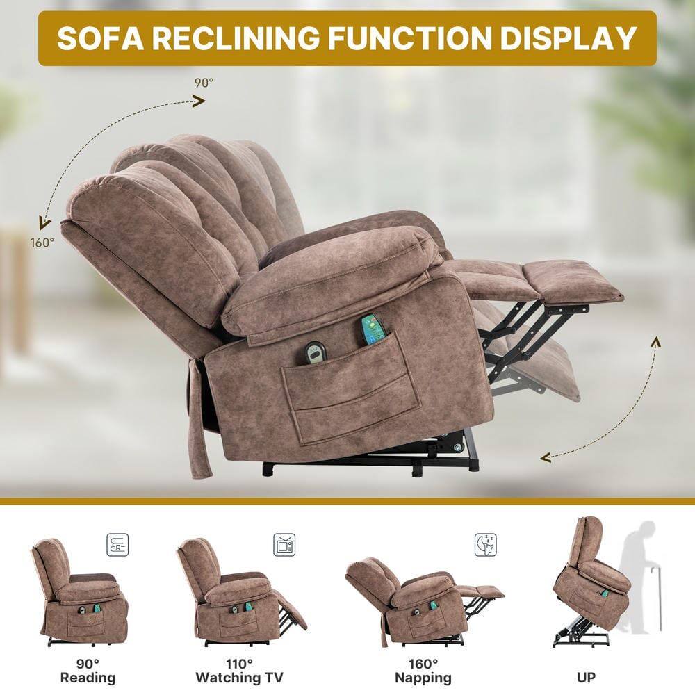 SOFA RECLINING FUNCTION DISPLAY

90°
160°

90° Reading
110° Watching TV
160° Napping
UP