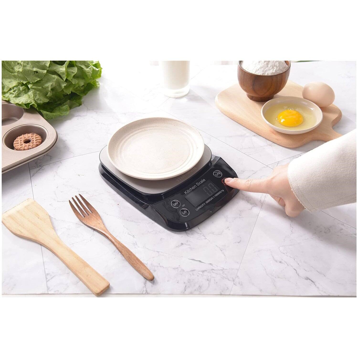 The text on the image is: "Kitchen Scale 00 0009 UM CAPACITY 30000g-109g 3019G41 CAPACITY"