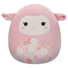 Kellytoy - Squishmallow 12 Inch Plush | Lala the Lamb - Pink