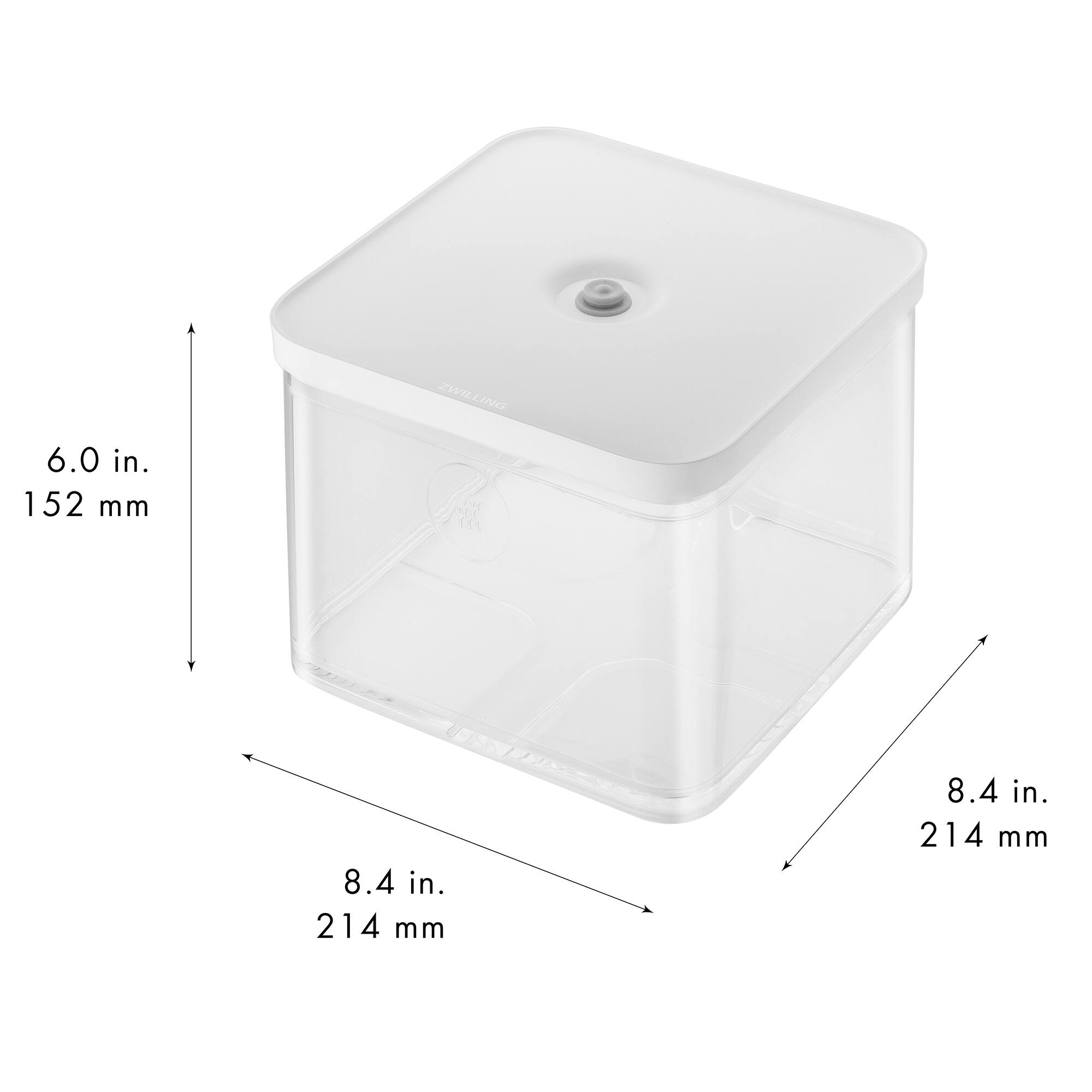 ZWILLING W LING 6.0 in. 152 mm T TLE CA 8.4 in. 214 mm 8.4 in. 214 mm