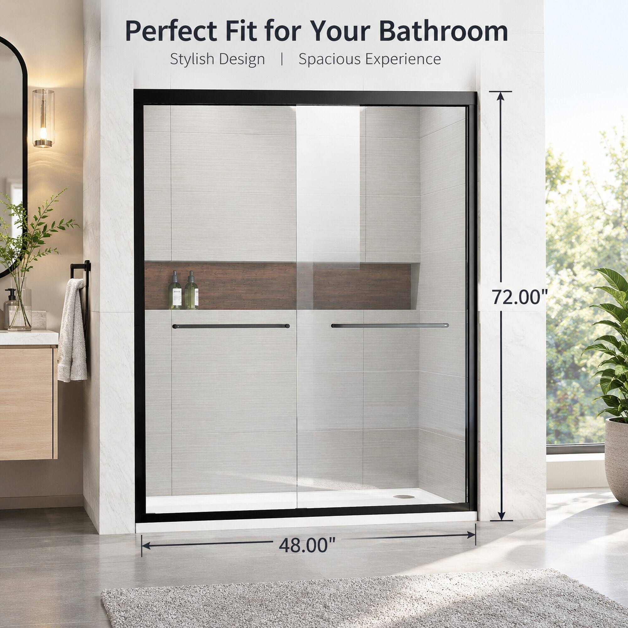 Perfect Fit for Your Bathroom Stylish Design | Spacious Experience

72.00"
48.00"