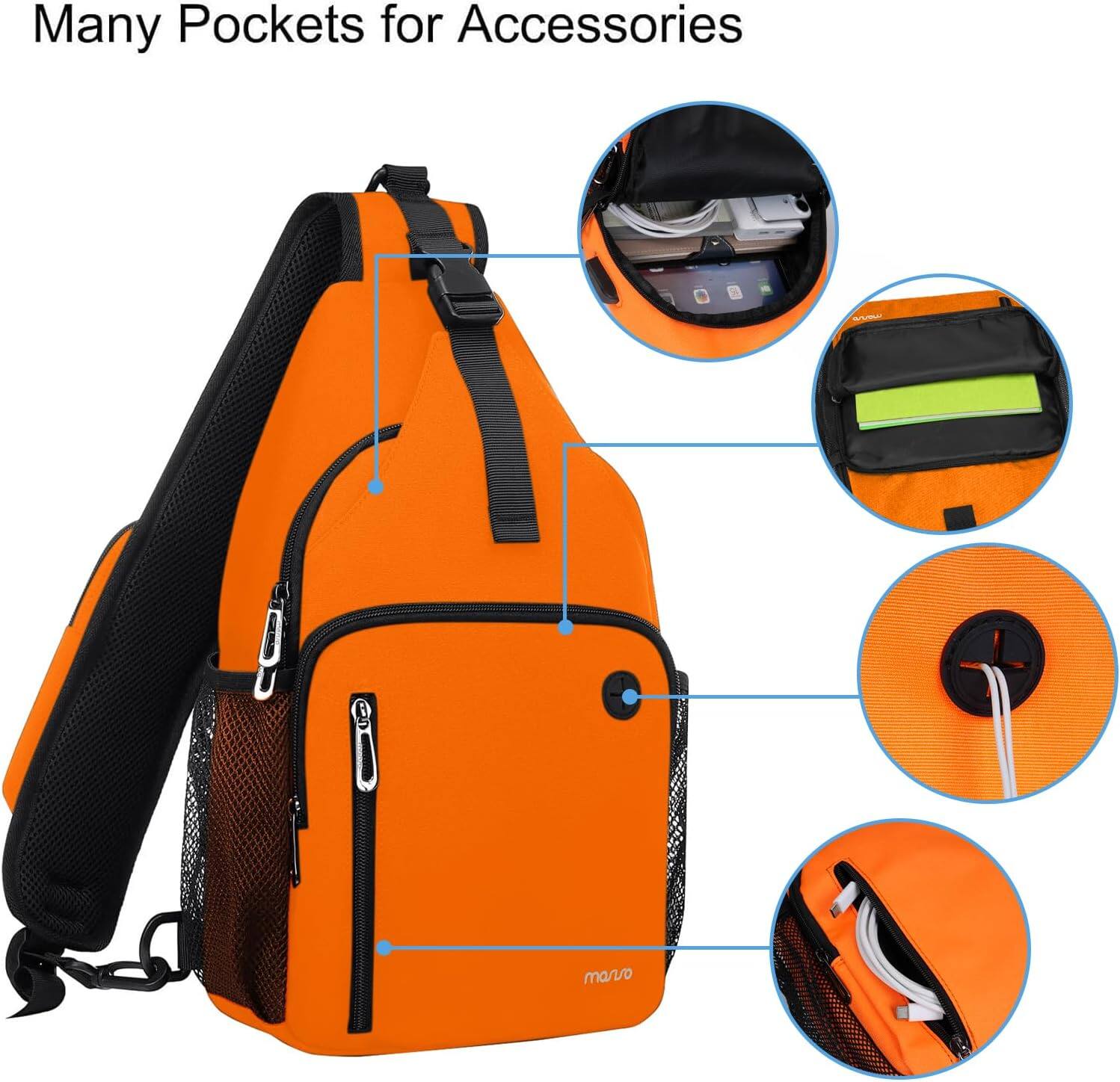 Many Pockets for Accessories