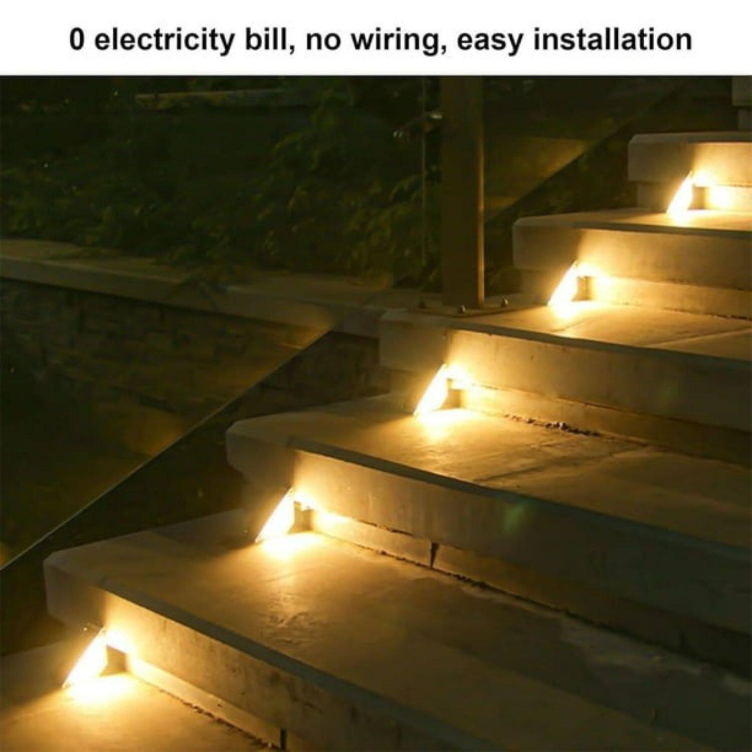 0 electricity bill, no wiring, easy installation