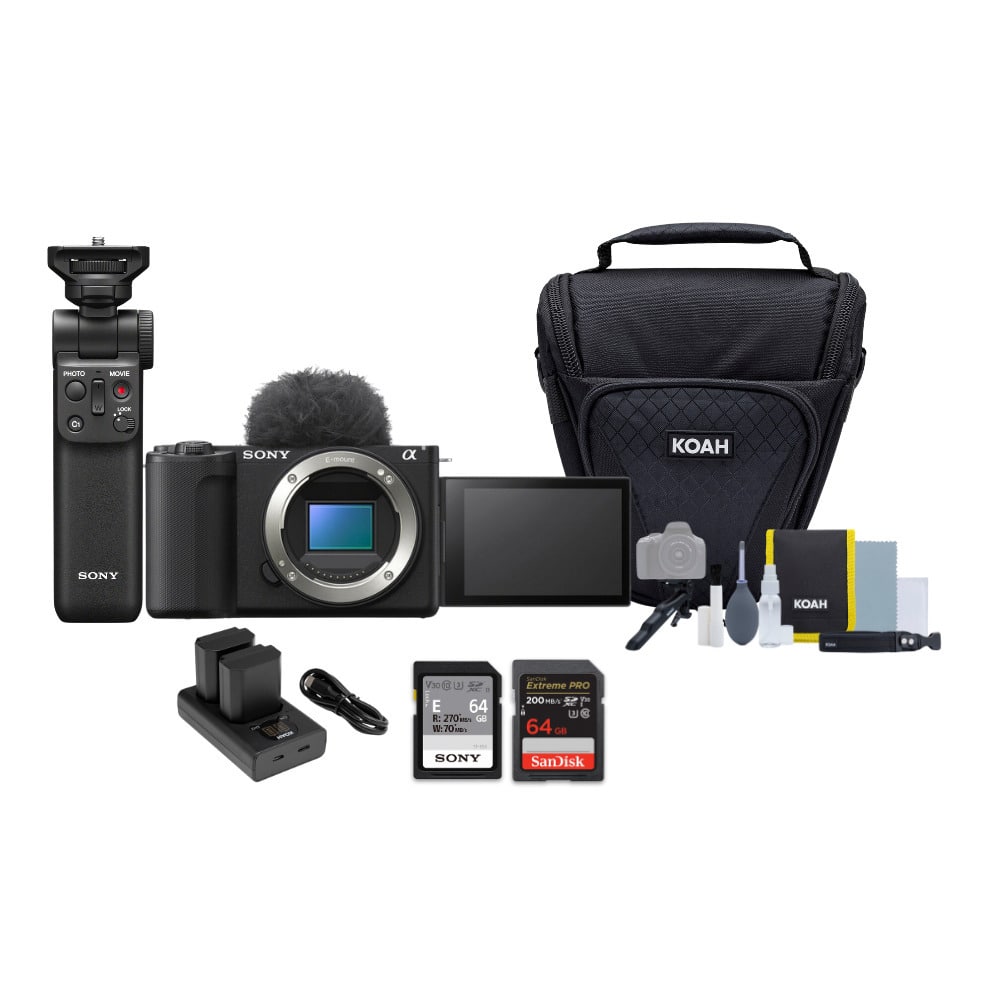 Sony - Alpha ZV-E10 II APS-C Vlog Camera Body Content Creator's Bundle