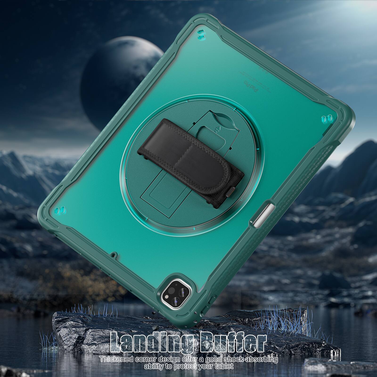 Old iPad

Landing Buffer

Thickened corner design offers a good shock-absorbing ability to protect your tablet
