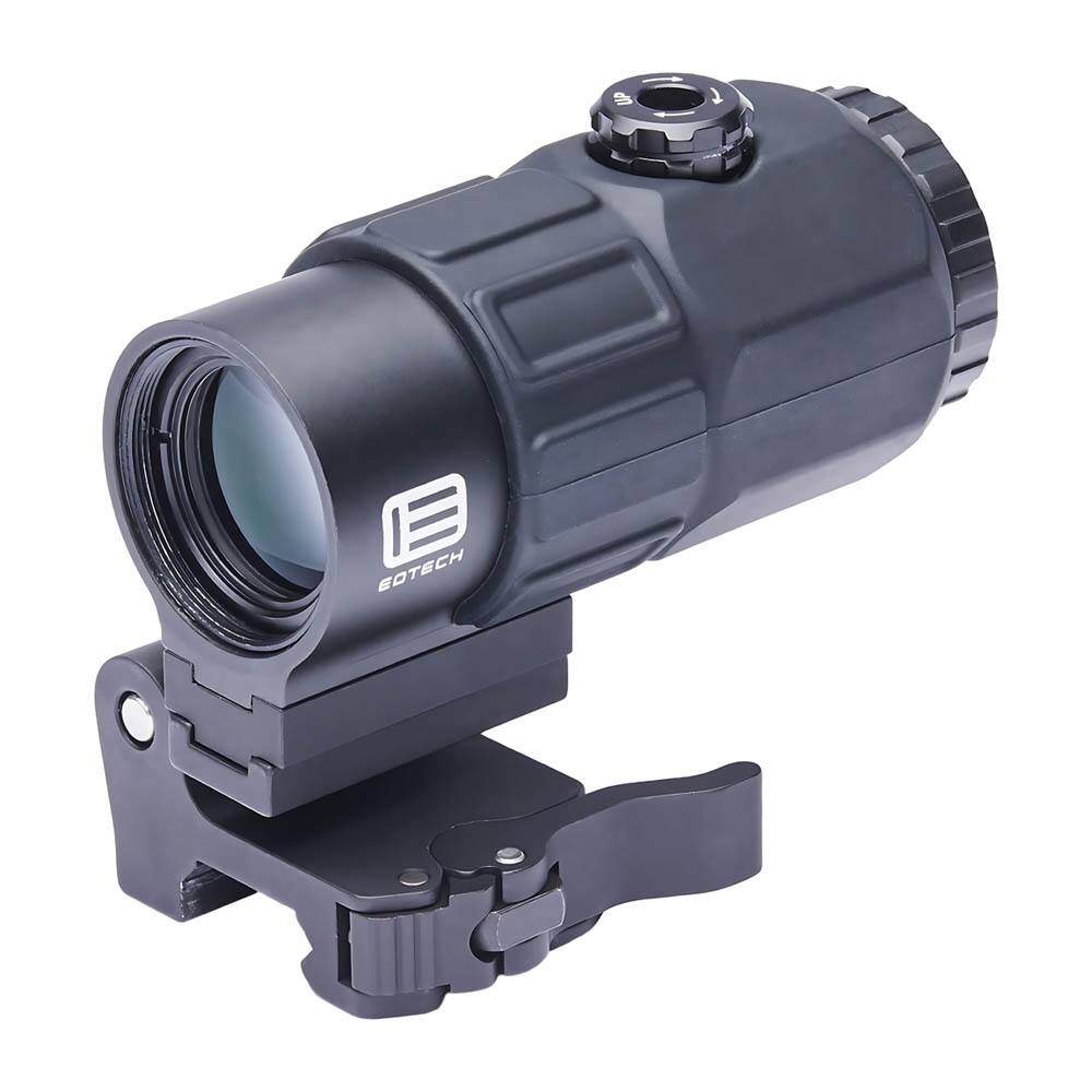 Angle. EOTech - EOTECH G45 5 Power Magnifier Quick Disconnect and Switch to Side Mount, Black - Black.