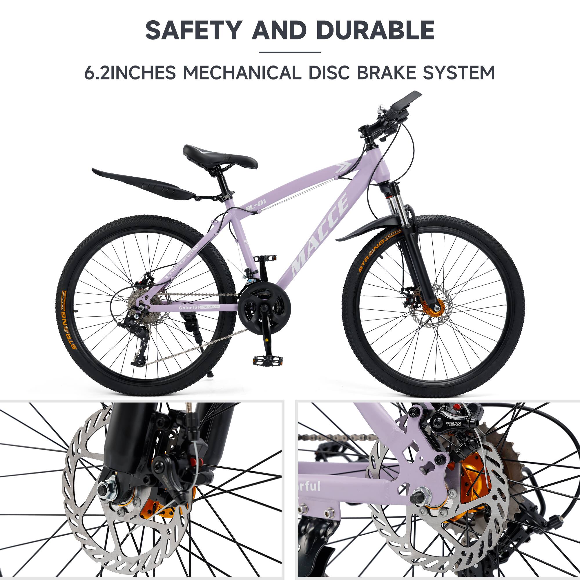 SAFETY AND DURABLE  
6.2 INCHES MECHANICAL DISC BRAKE SYSTEM