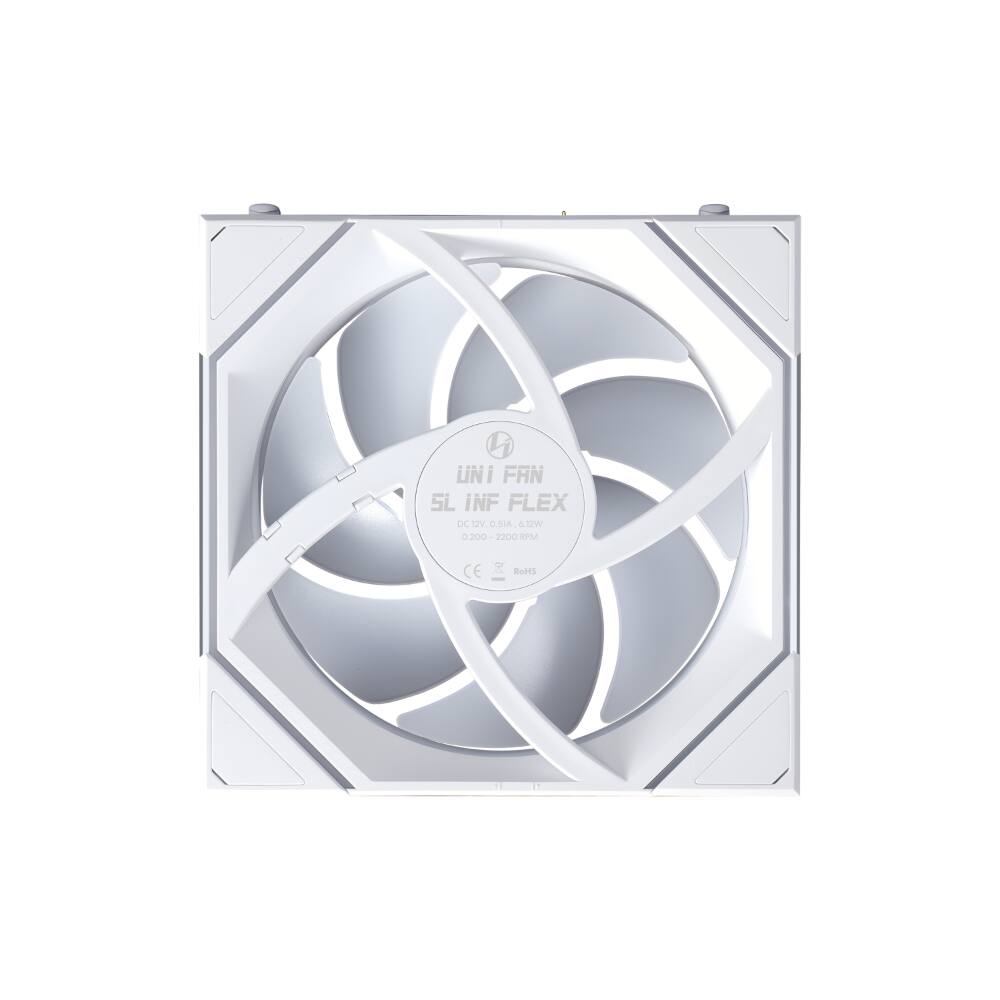 UNI FAN SL INF FLEX DC 12V 0.200-2200 RPM A12W 6.12W CE RoHS