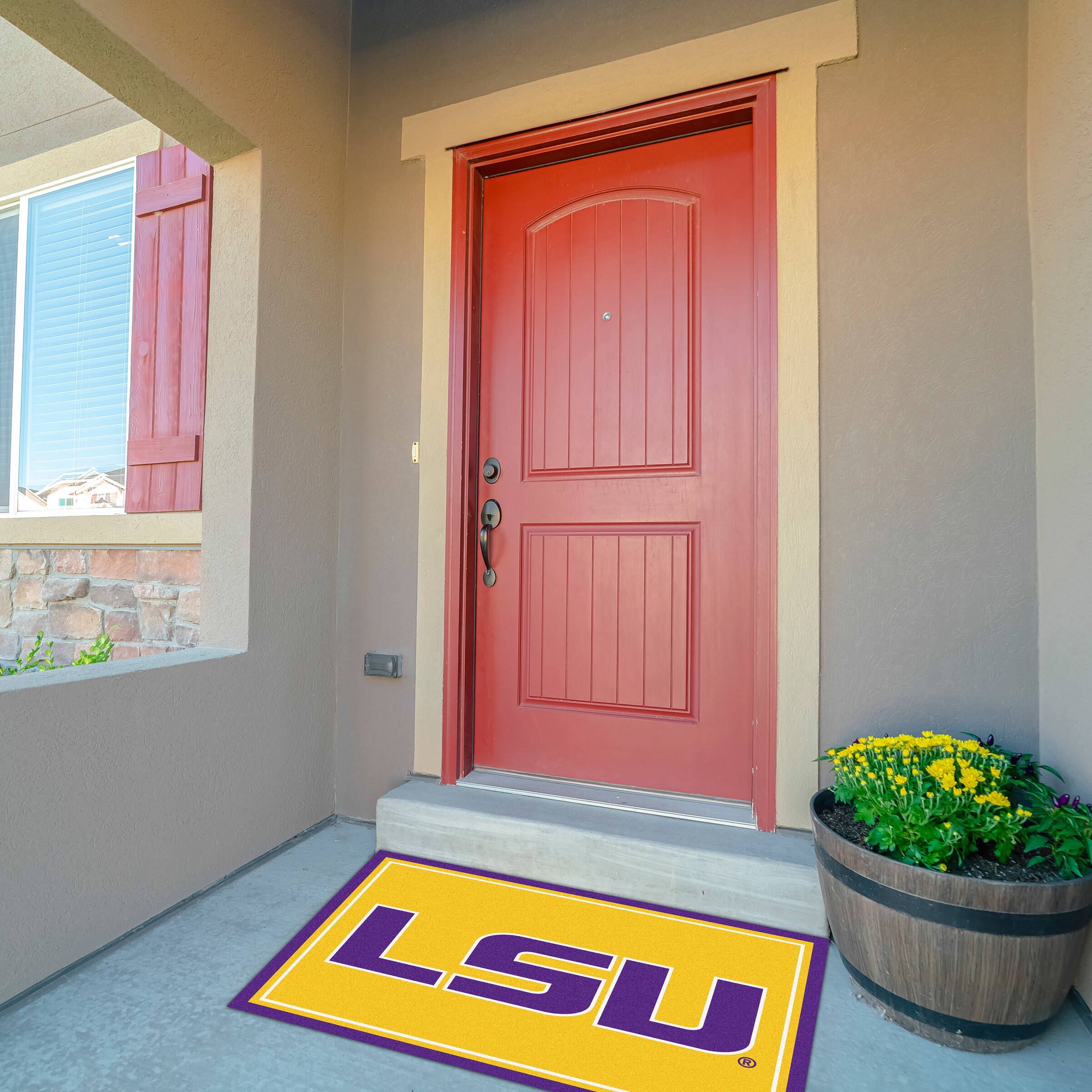 Alt View 3. Imperial - LSU Tigers 2'8" x 3'10" Area Rug - Multicolor.