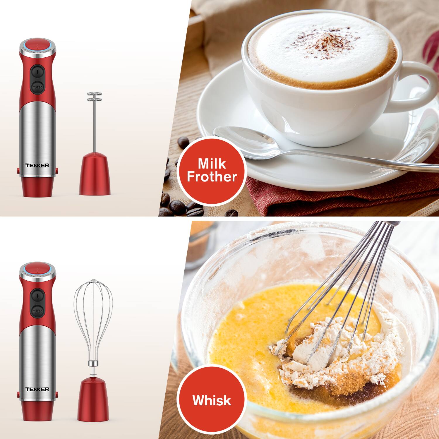 - TENKER Milk Frother - MN - 1
- TENKER Whisk