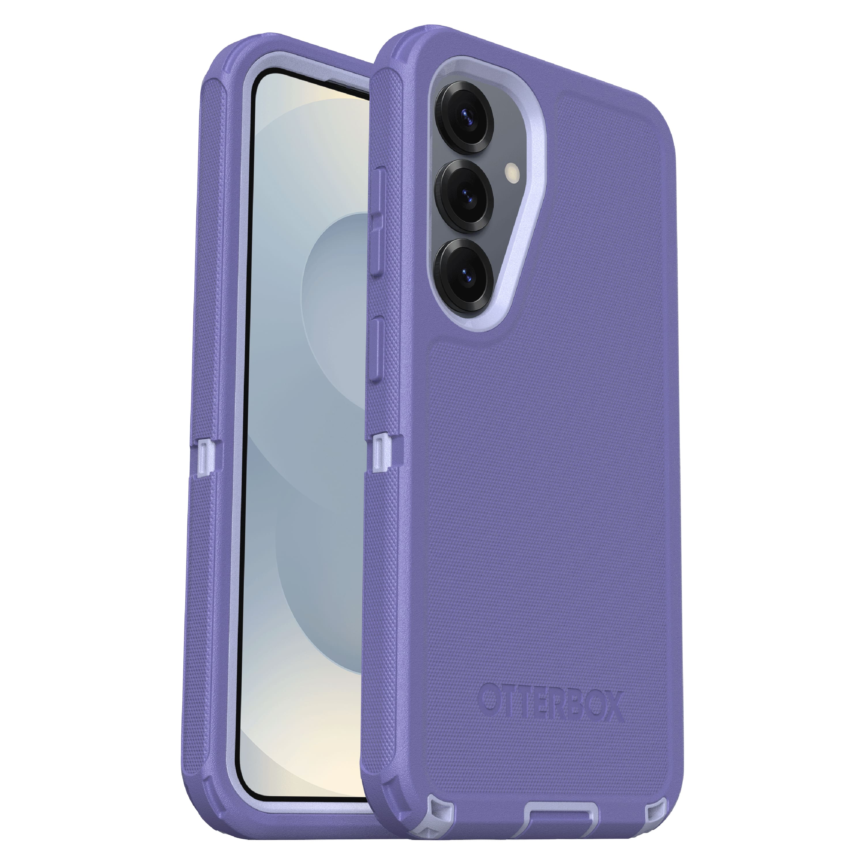 OtterBox - Defender Series Pro Hard Shell for Samsung Galaxy S25 - Purple - Front_Zoom