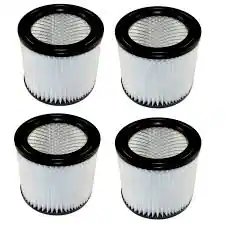 Front. Shop-Vac - 4 Pack Vacuum Filters Part #9039833.