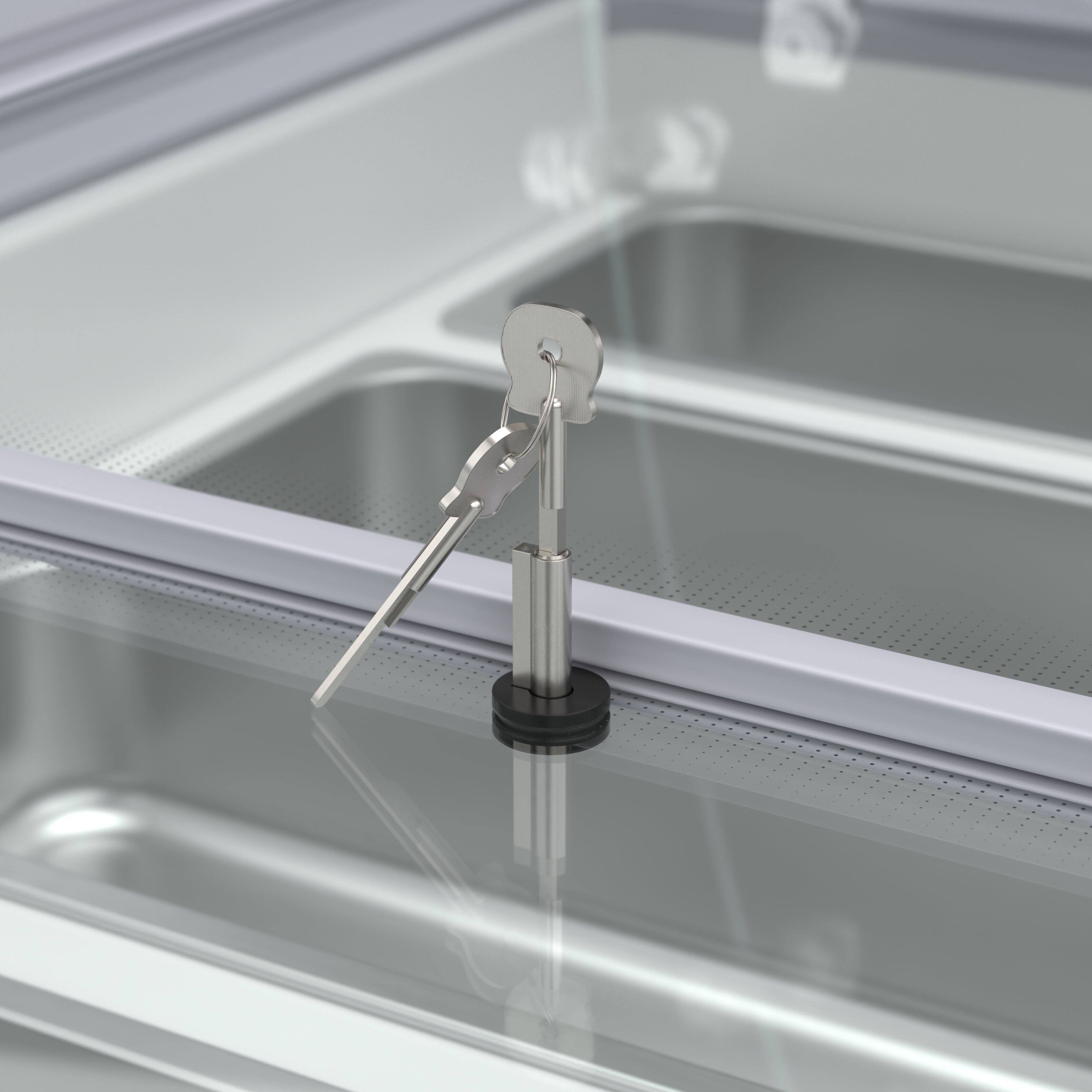 Alt View 8. Koolmore - 50 in. Gelato Dipping Cabinet Display Freezer with Sliding Glass Door and Sneeze Guard 13 cu. ft. KM-GDC-49SD-FG - White.