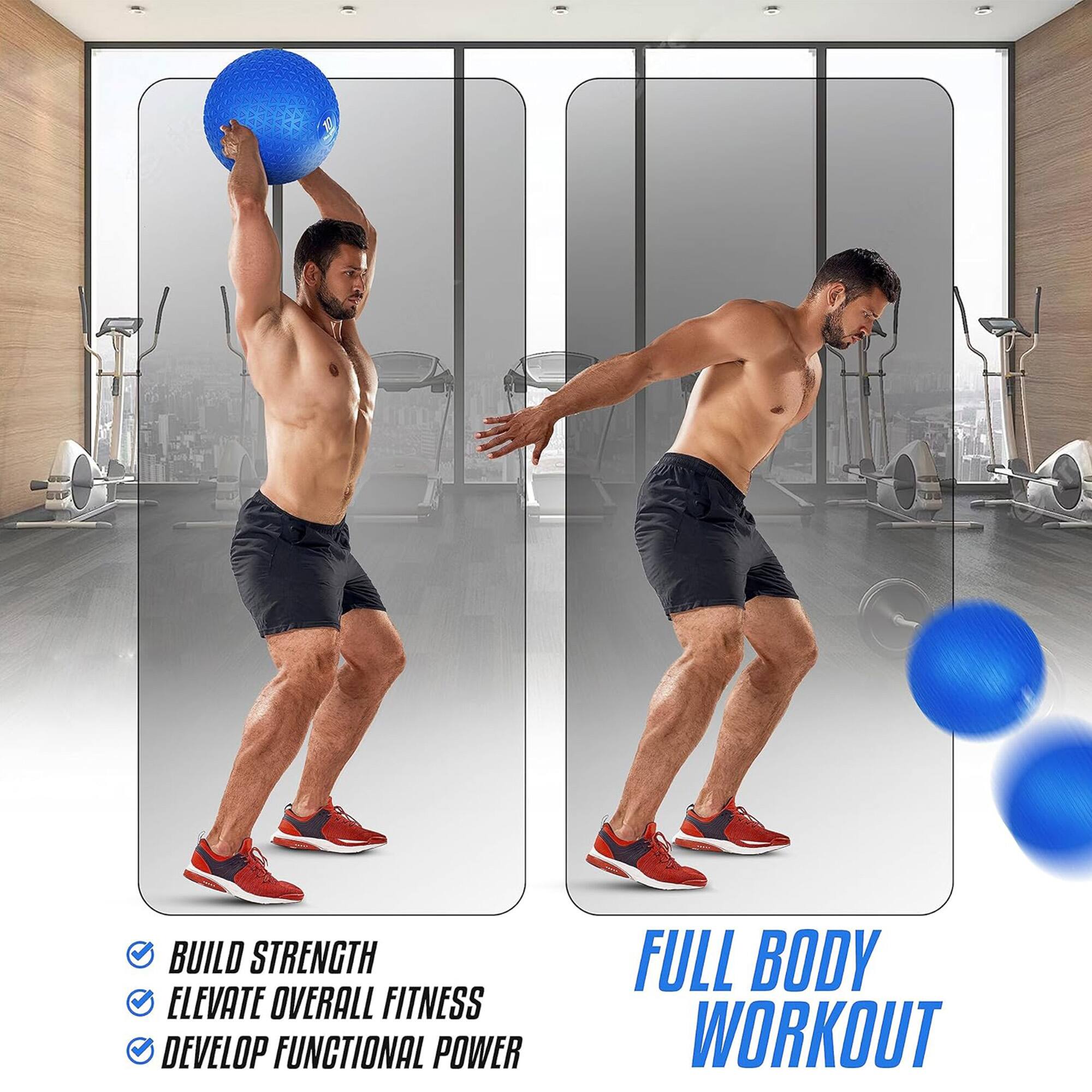 BUILD STRENGTH  
ELEVATE OVERALL FITNESS  
DEVELOP FUNCTIONAL POWER  
FULL BODY WORKOUT