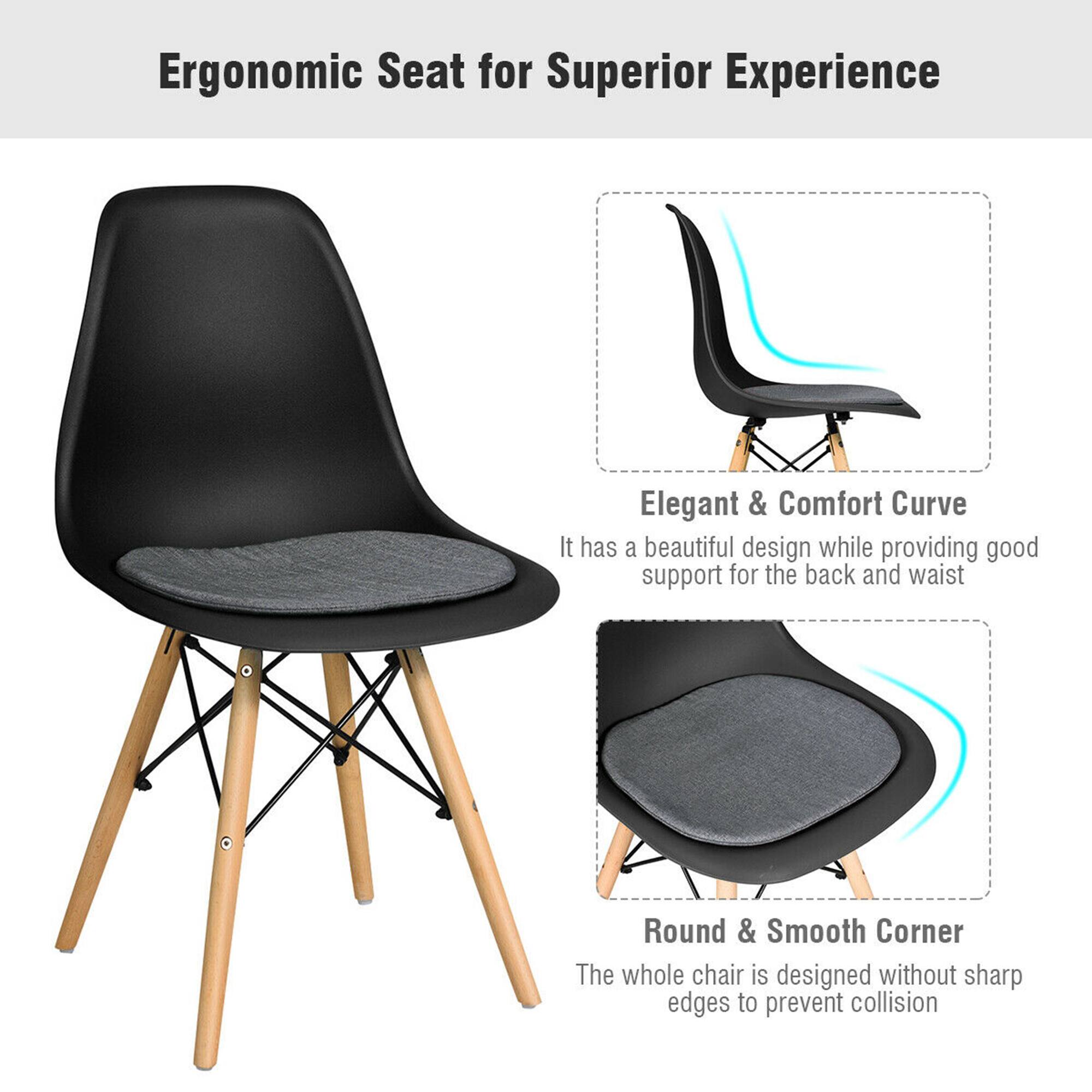 Ergonomic Seat for Superior Experience

Elegant & Comfort Curve  
It has a beautiful design while providing good support for the back and waist

Round & Smooth Corner  
The whole chair is designed without sharp edges to prevent collision