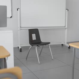 Flash Furniture - Mickey Advantage Student Stack School Chair - 14-inch - Black
