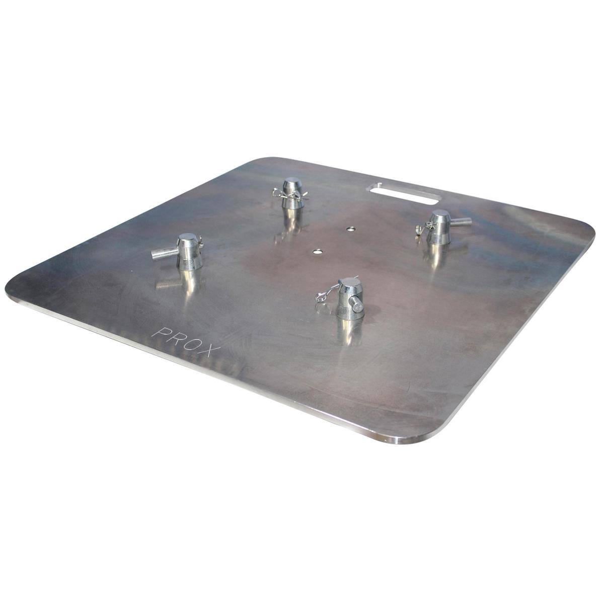 Front. ProX - ProX XT-BP2424A 24x24" F34 Truss Aluminum Base Plate with Conical Connectors.