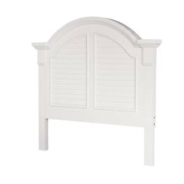 Starlight Canyon Home - Oyster Headboard with Solid and Manufactured Wood Frame for Bedroom - White