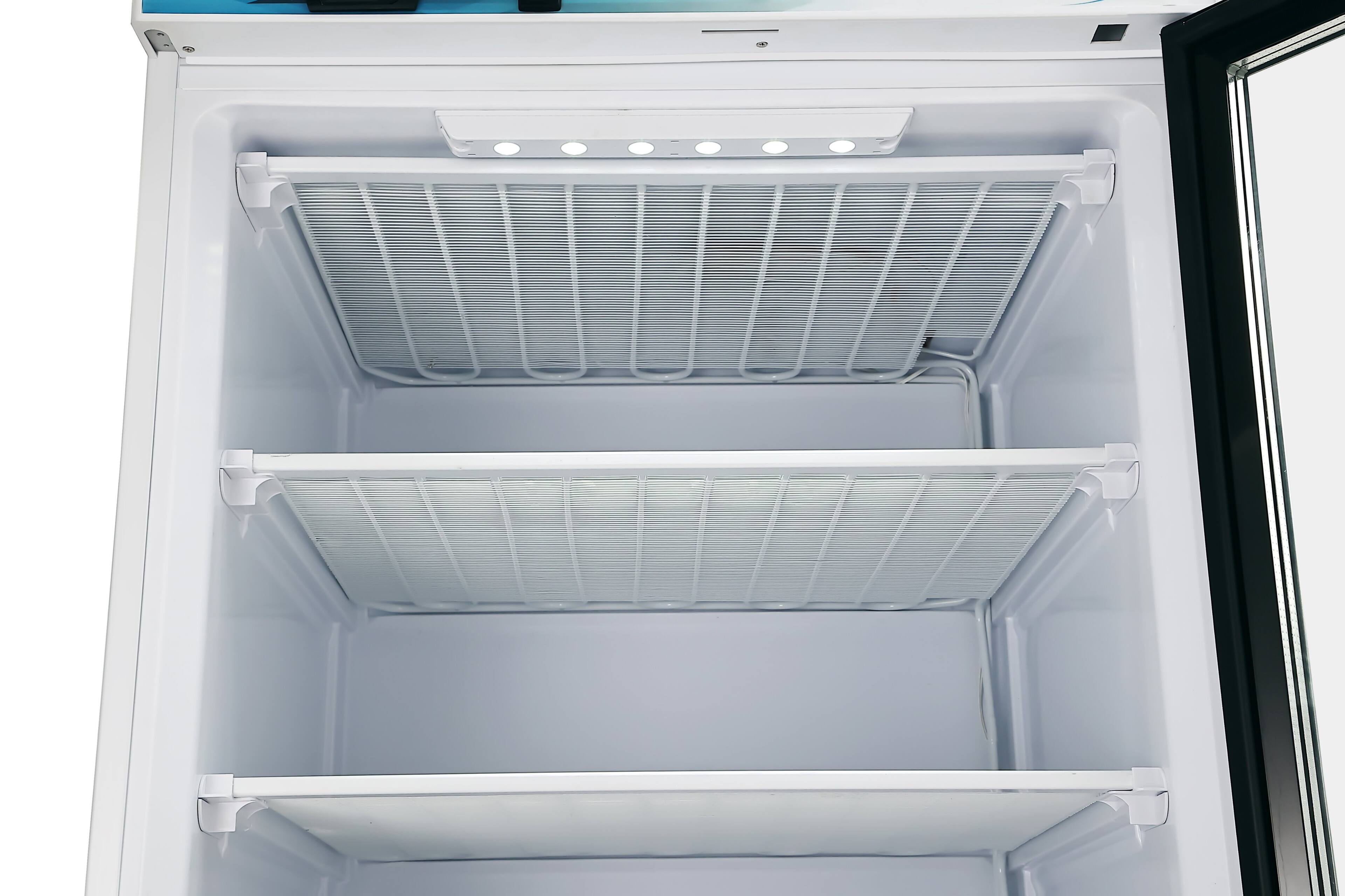 Alt View 4. Koolmore - 21 Cu. Ft. Commercial  Freezer with Glass Door in White - Manual Defrost (KM-FMD20WGD) - White.