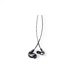 Shure - SE215-K Professional Sound Isolating Earphones with Single Dynamic MicroDriver, Secure In-Ear Fit - Black