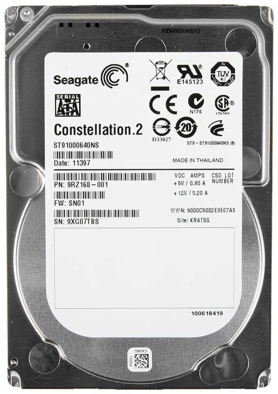 Seagate - Constellation.2 1000GB Internal 7200RPM 2.5" (ST91000640NS) Hdd