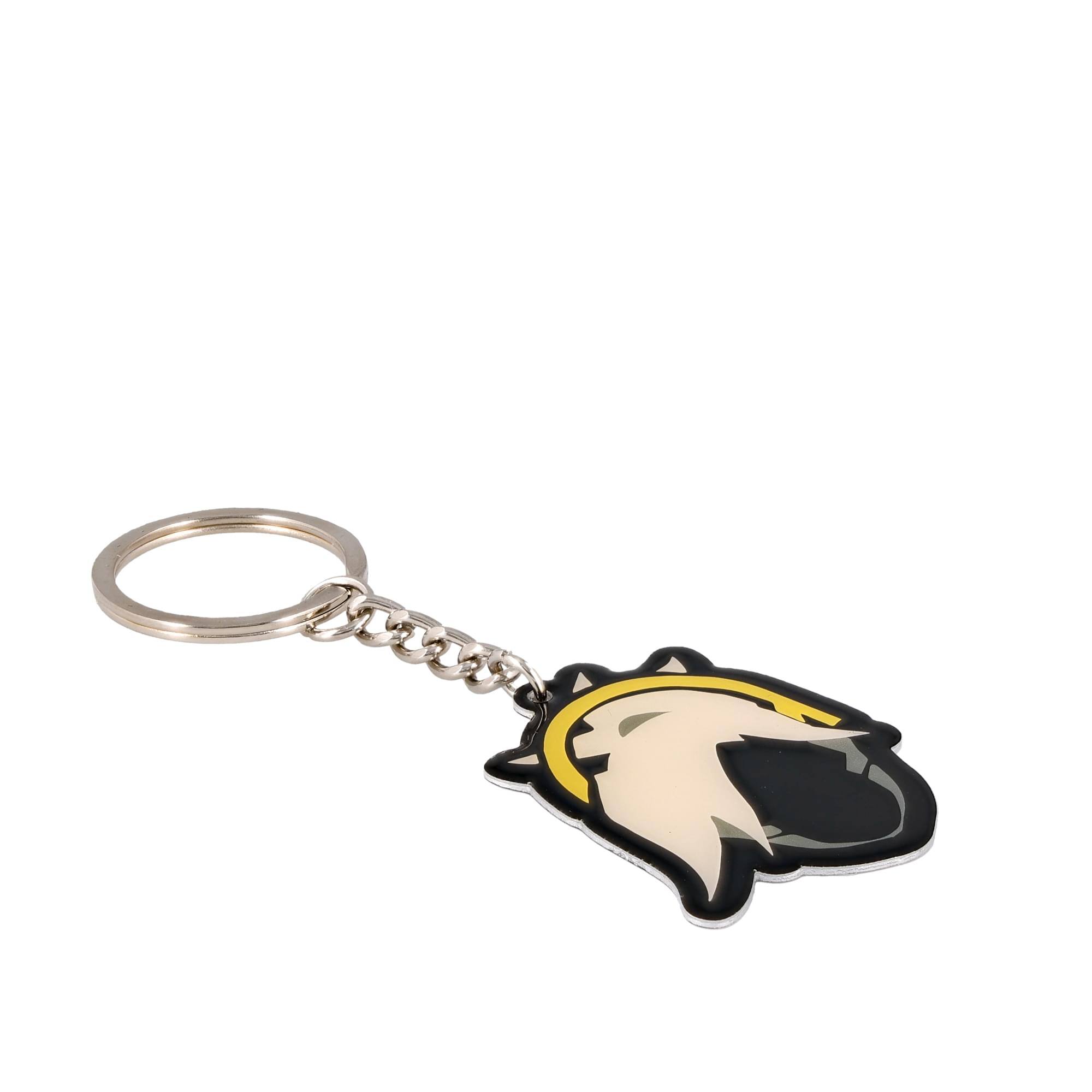 Alt View 2. Just Funky - Overwatch Mercy Keychain - Black/White.