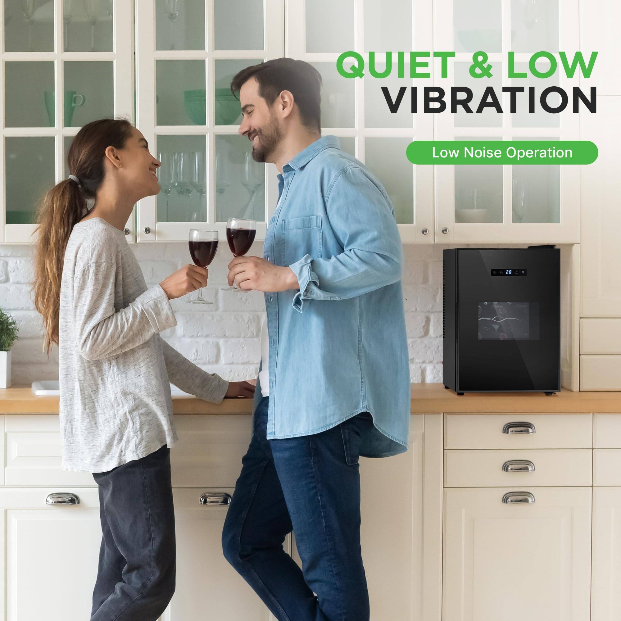 QUIET & LOW VIBRATION  
Low Noise Operation