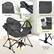 - Own pillow
- Durable iron frame
- Comfortable fabric
- Cup holder
- Sturdy and anti-slip