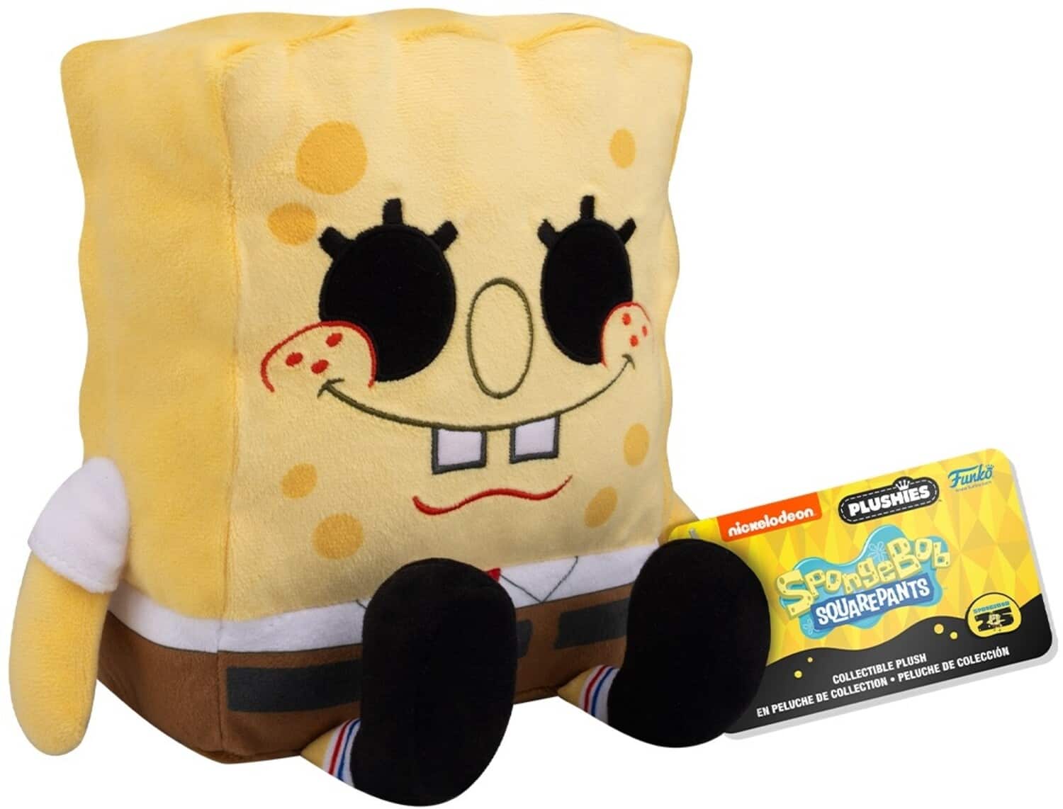 FUNKO POP! Plush: SpongeBob SquarePants - Spongebob (POP! 7-Inch) (25th Anniversary) - COLLECTABLES - Multicolor