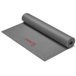 Sunny Health & Fitness - High-Density 4mm Yoga Mat - Gray
