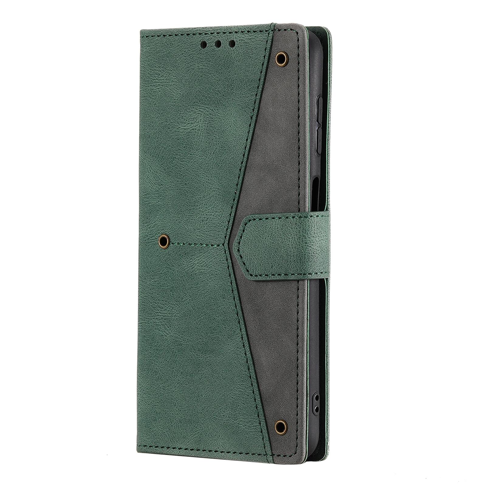 Alt View 3. Dteck - Wallet Case for Apple iPhone Air 2025,Vintage PU Leather Flip Card Holder Kickstand Magnetic Closure Phone Cover - Green.