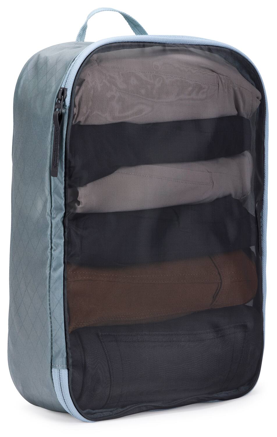 Angle. Thule - Packing Cube Medium – Rugged Travel Companion - Pond Gray.