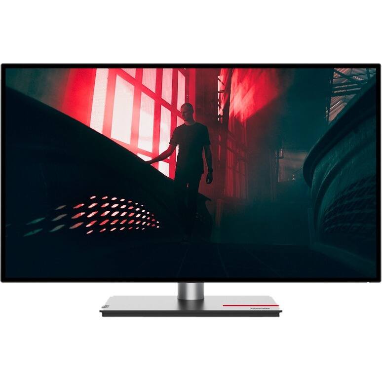 Alt View 2. Lenovo - Lenovo ThinkVision P27h-30 27" Class WQHD LED Monitor - 16:9 - Raven Black - 27" Viewable - In-plane Switching (IPS) - Black.