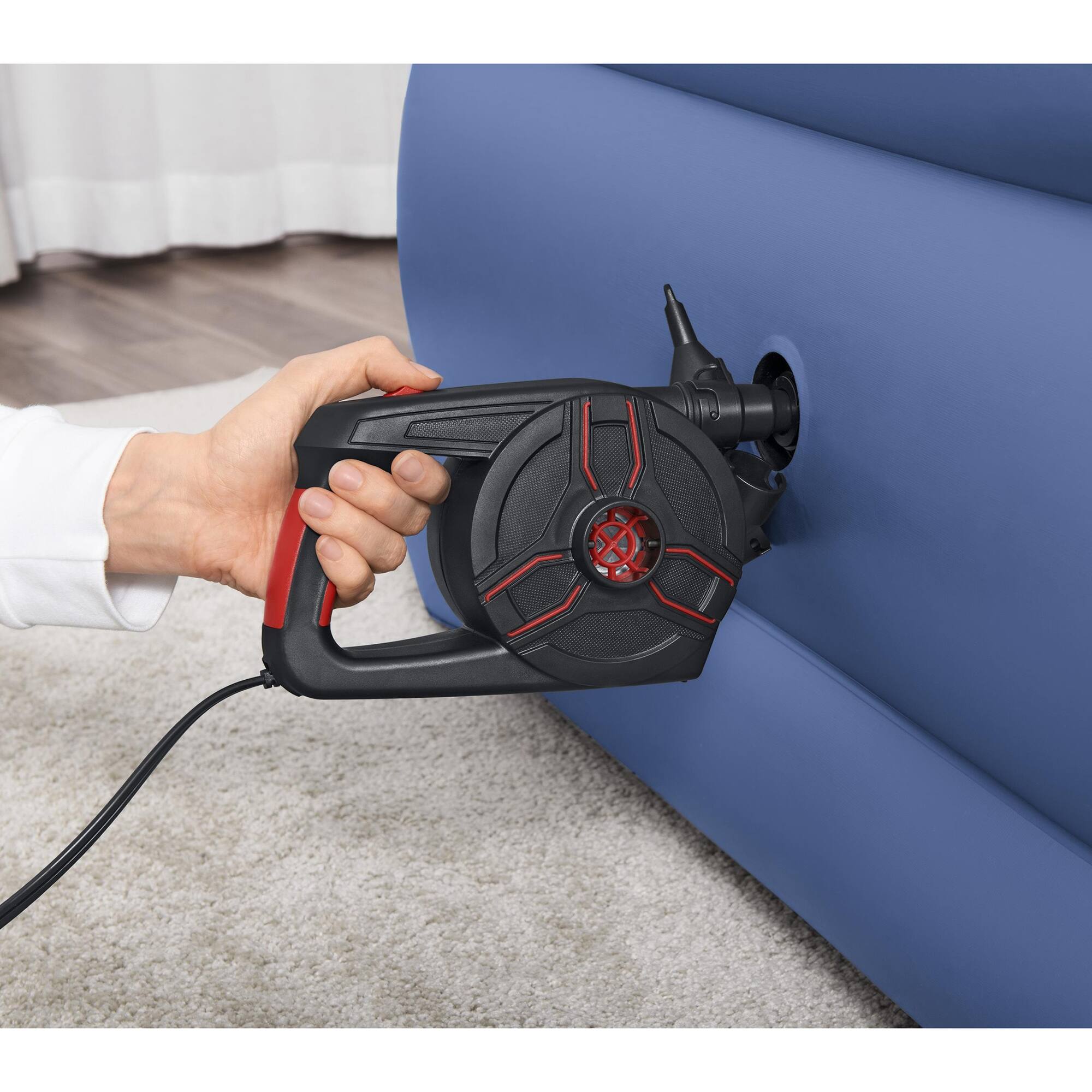 Alt View 3. Bestway - AC Electric Air Pump: PowerGrip Pro - Black.